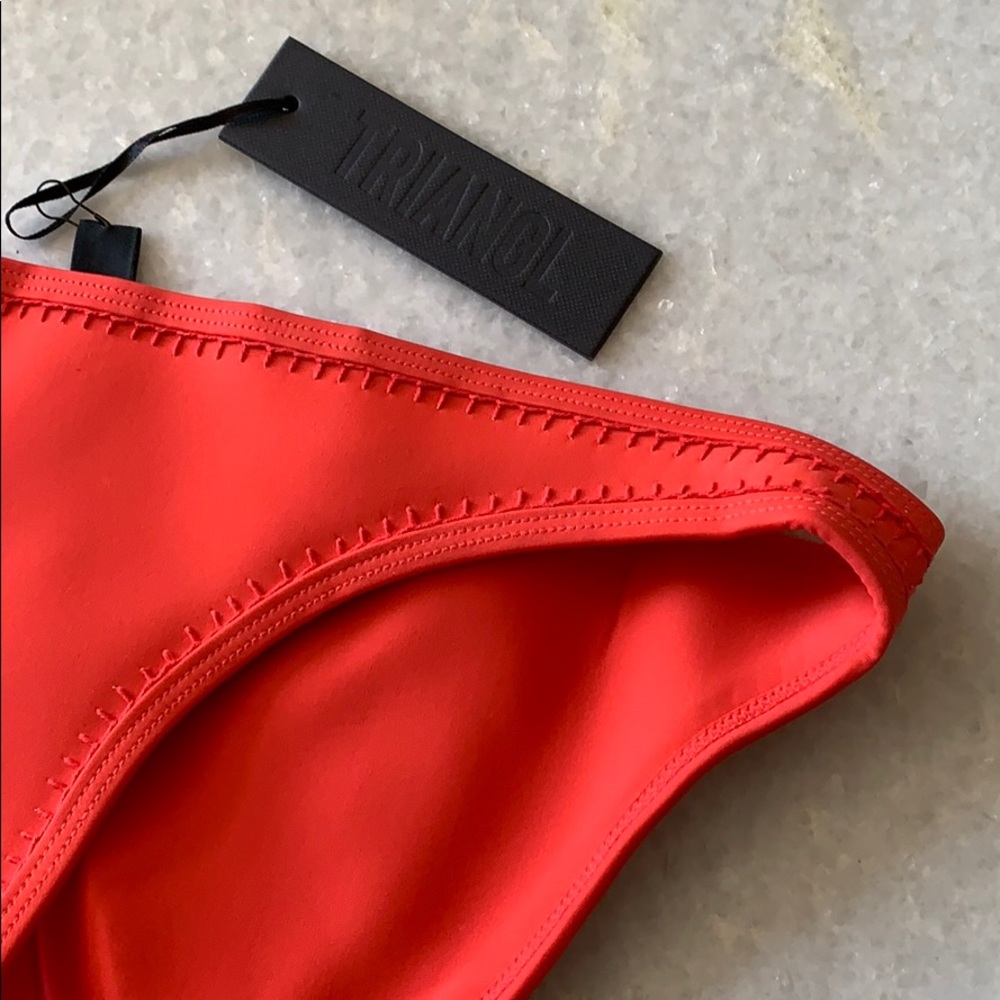 Triangl Swim Red Bikini Bottoms